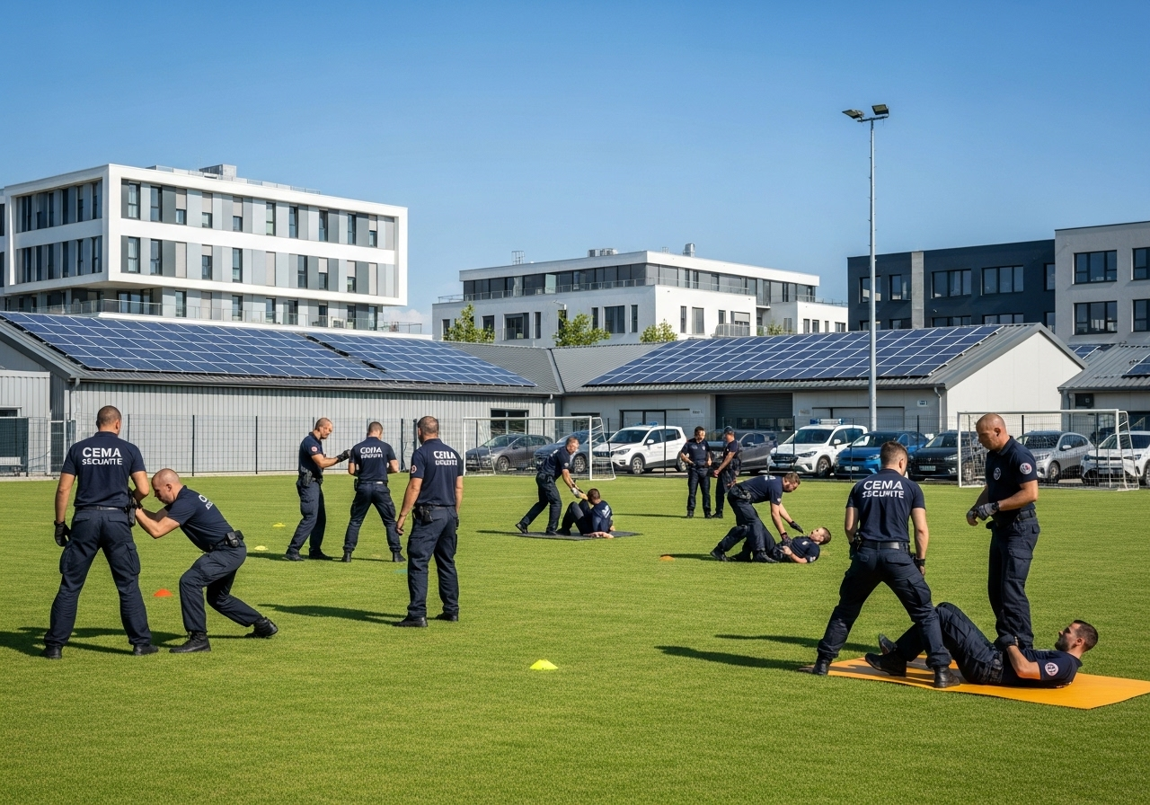 Agents de Sécurité en formation