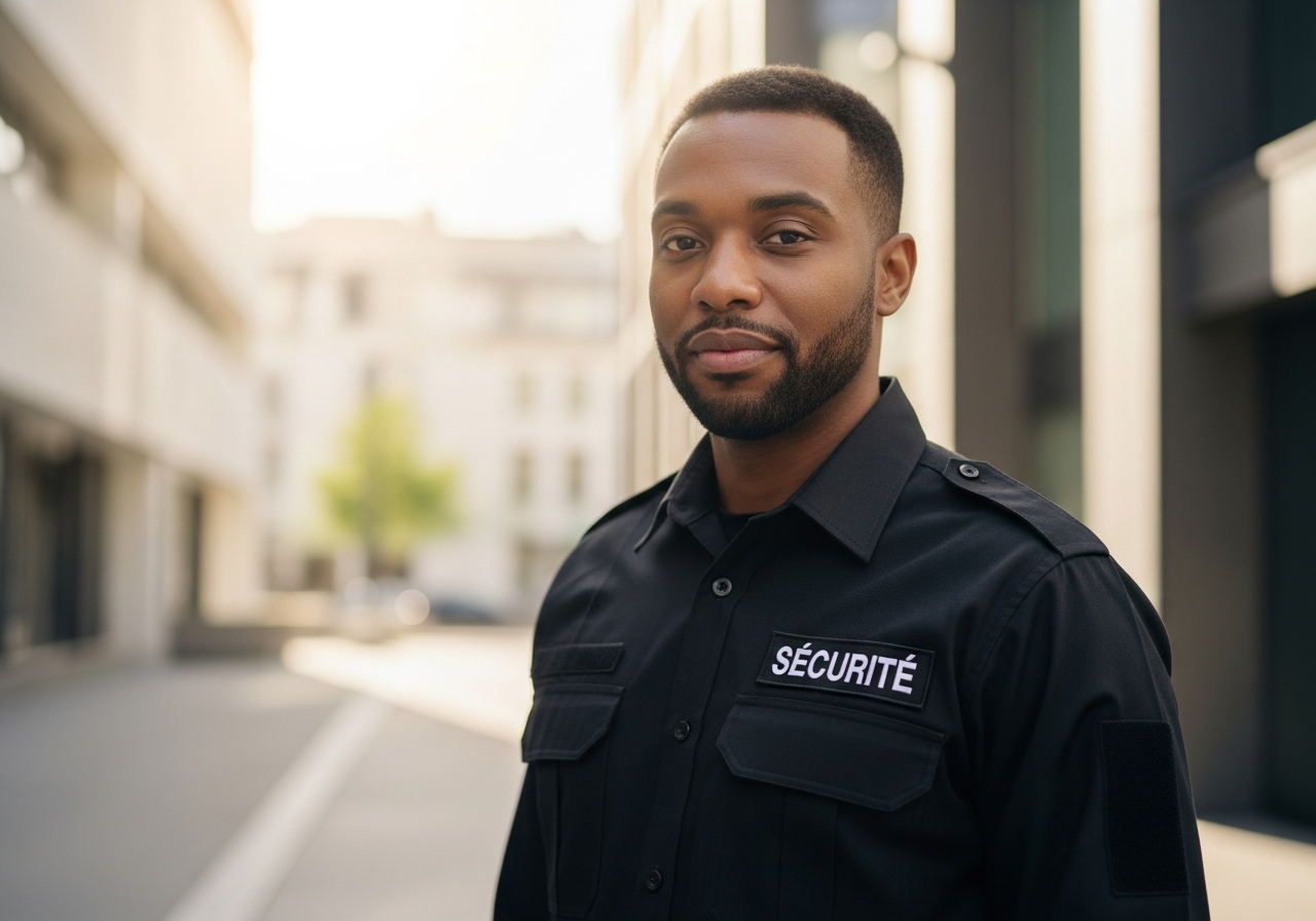 Agent de sécurité symbolisant la responsabilité sociale dans la sécurité privée