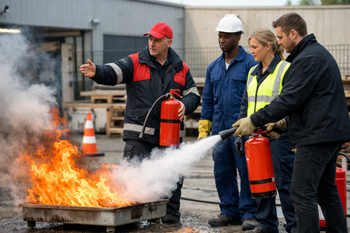 Une formation incendie