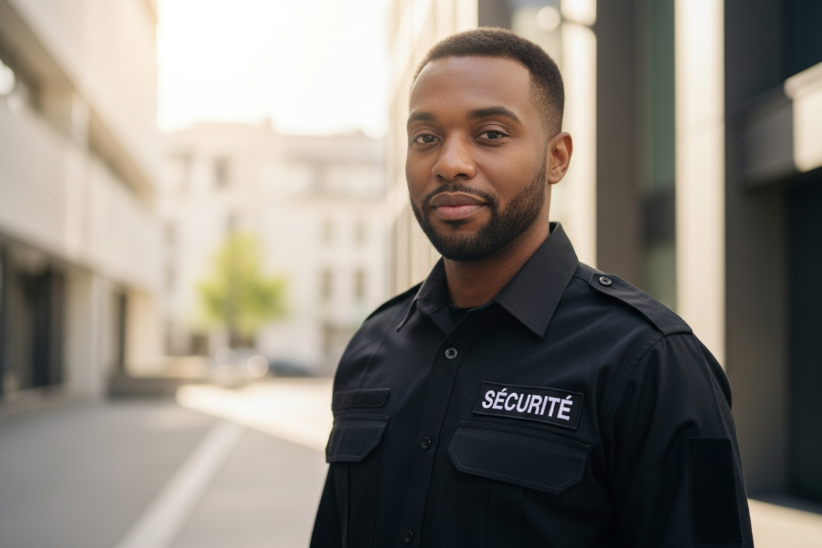 Agent de sécurité symbolisant la responsabilité sociale dans la sécurité privée