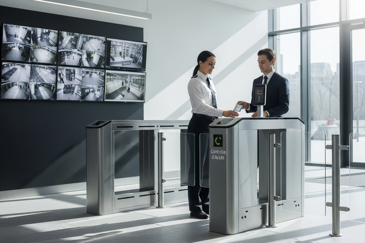 Gardiennage surveillance humaine contrôle accès protection des sites