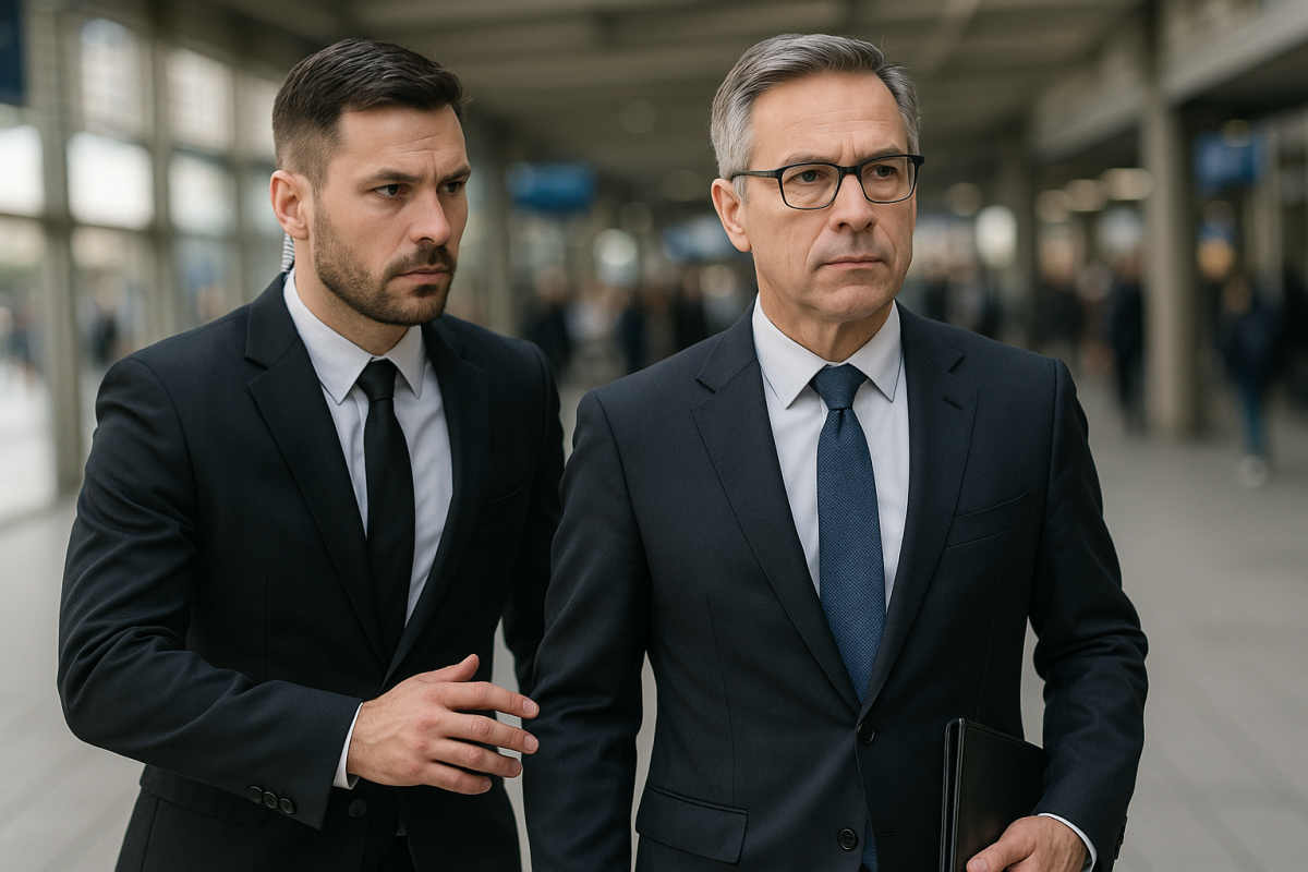 Protection rapprochée d’un dirigeant