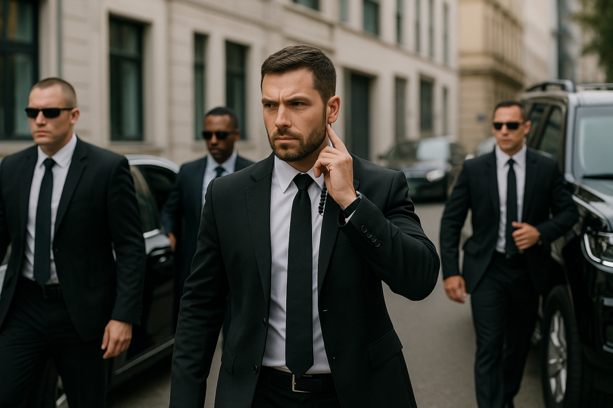 Protection rapprochée avec véhicules sécurisés