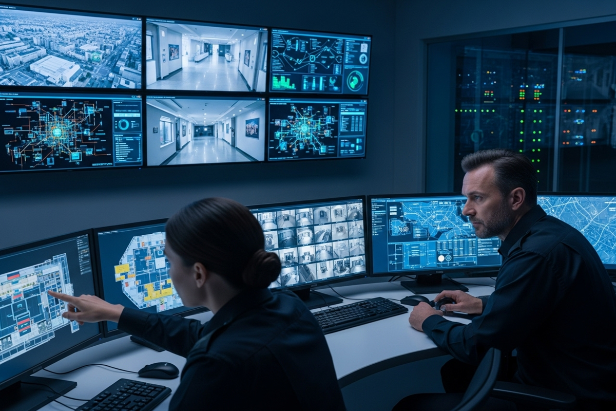 Des agents de sécurité assurant la veille technologique