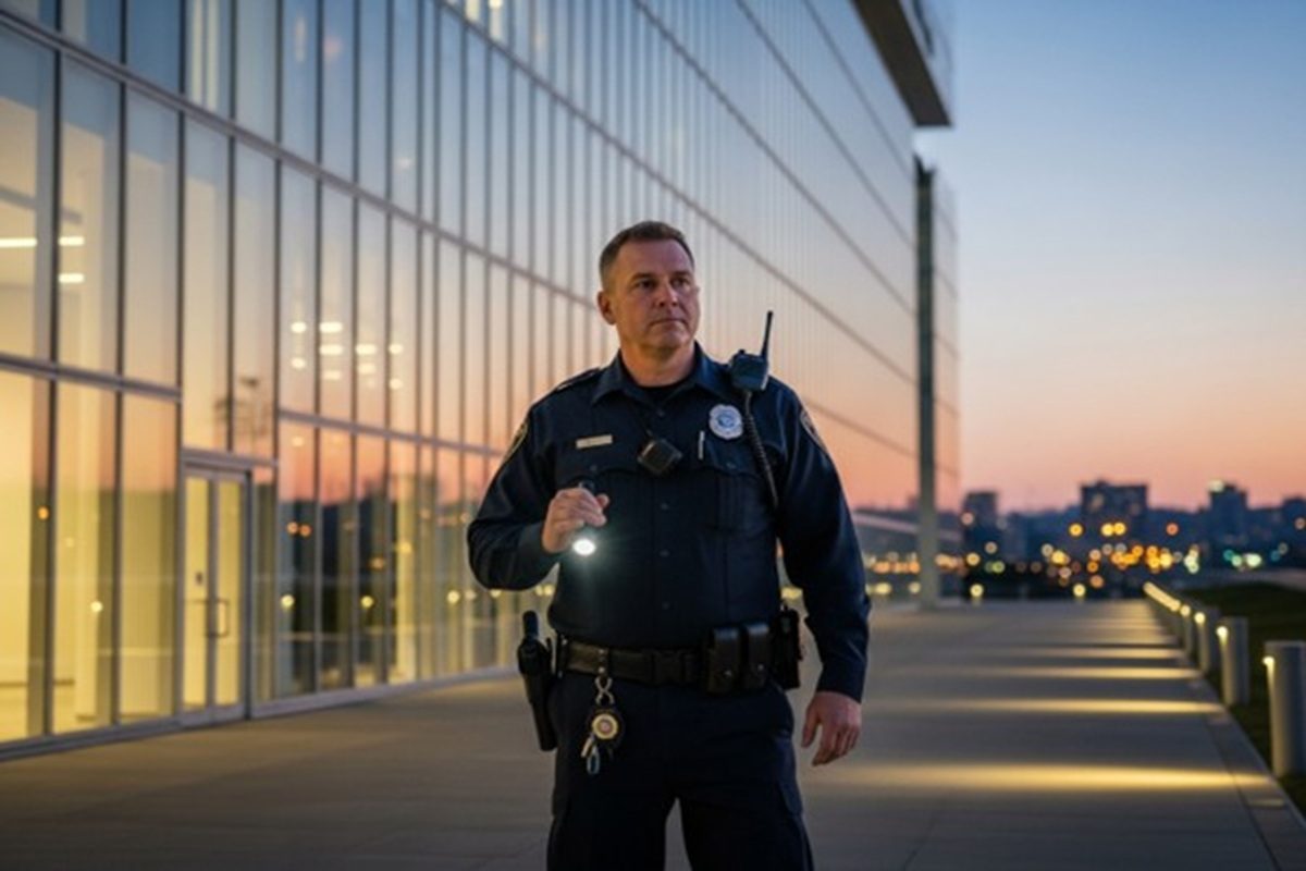 Un agent de sécurité