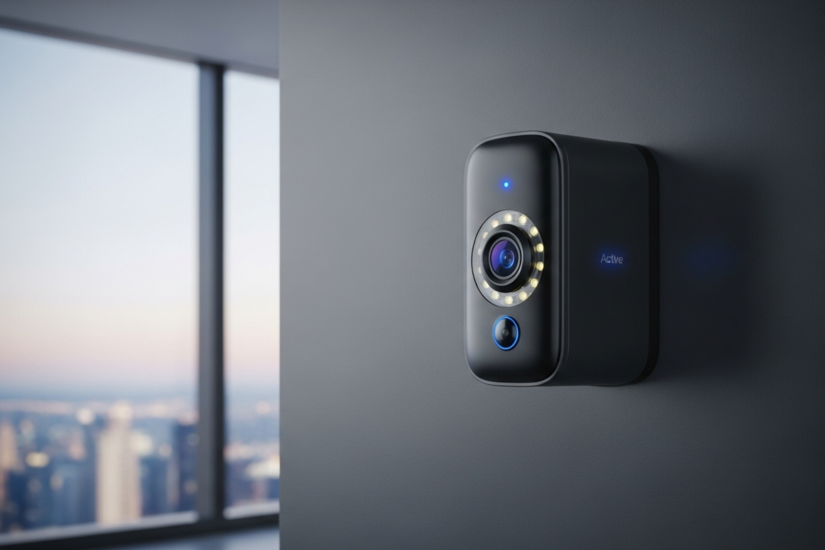 camera-surveillance.542Z Caméra surveillance intelligente reconnaissance faciale IA et sécurité privée entreprise