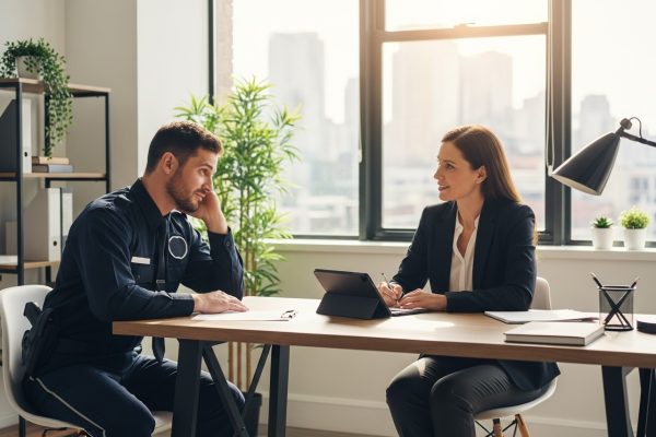 Accompagnement à la reconversion professionnelle pour agent de sécurité privée