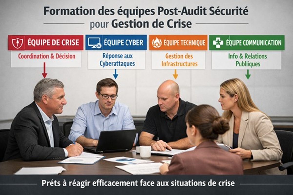 Formation des équipes post-audit sécurité