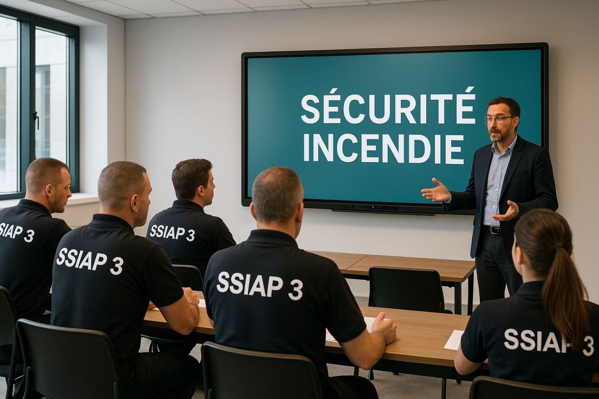 La session théorique permet de préparer les agents à leurs futures missions opérationnelles