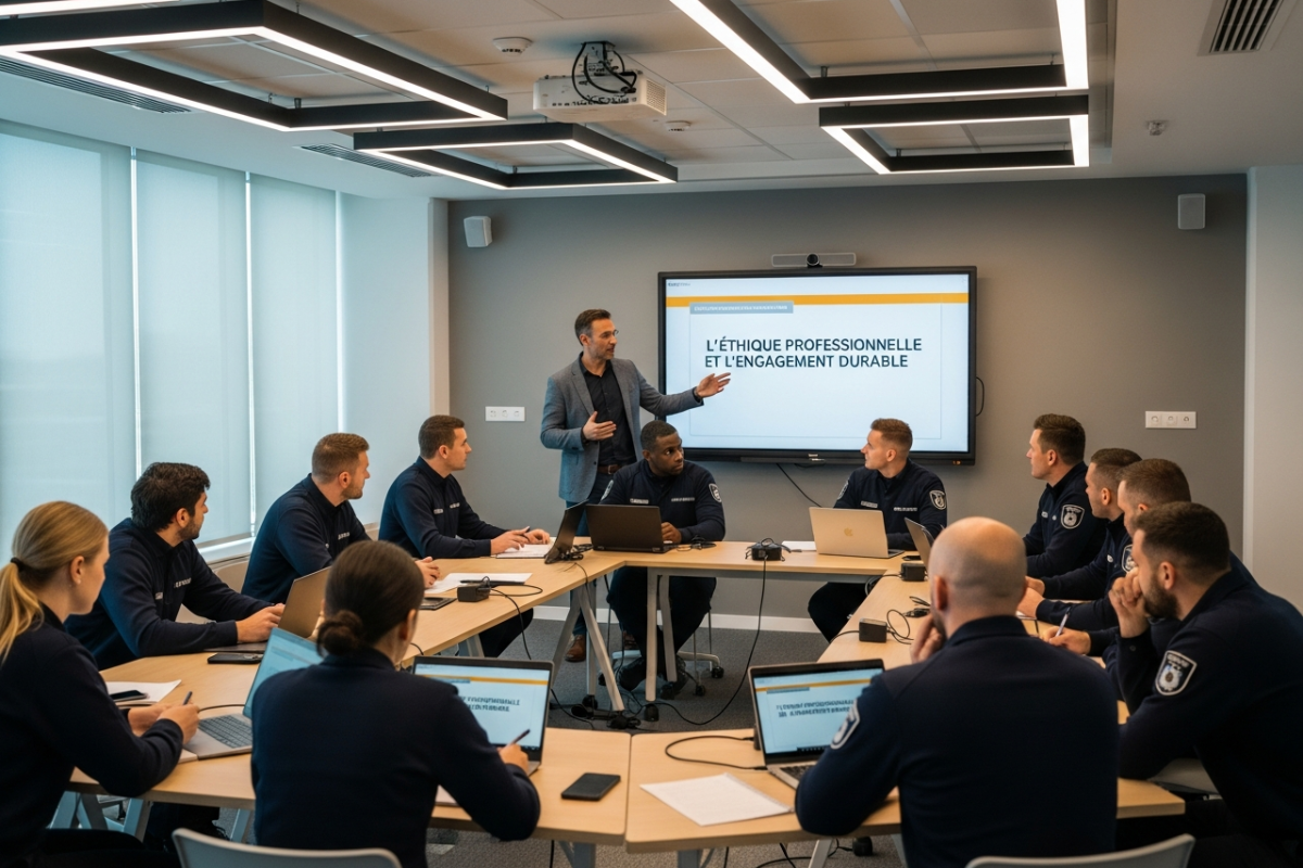 Formation en éthique professionnelle et engagement durable en sécurité privée