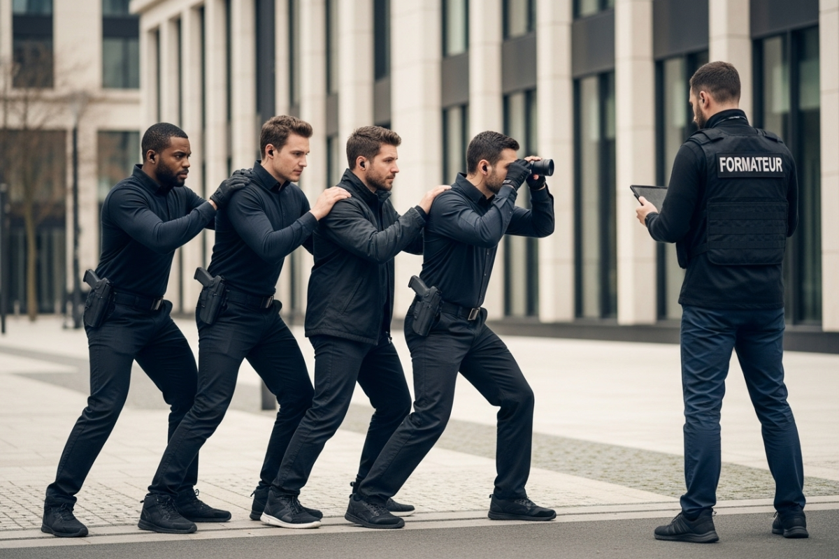 Les simulations réalistes de la formation sécurité testent la préparation physique et l'entraînement mental des agents en conditions opérationnelles réelles