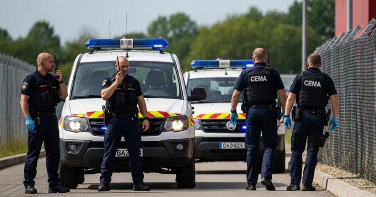 Équipe d'intervention en action lors d'une alerte sécuritaire