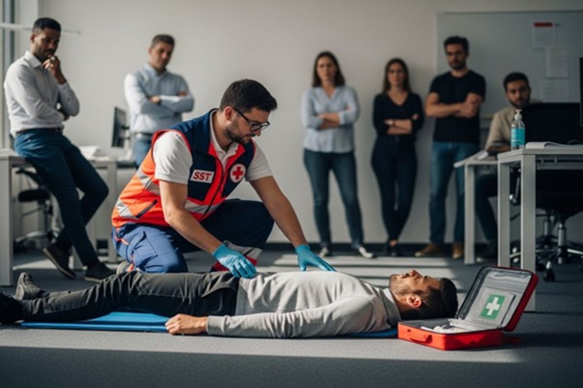 Intervention d'un Sauveteur Secouriste du Travail lors d'une urgence