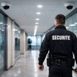 Agent de sécurité effectuant des rondes physiques