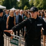 Sécurité à un événement de prestige