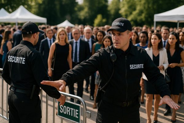 Sécurité à un événement de prestige