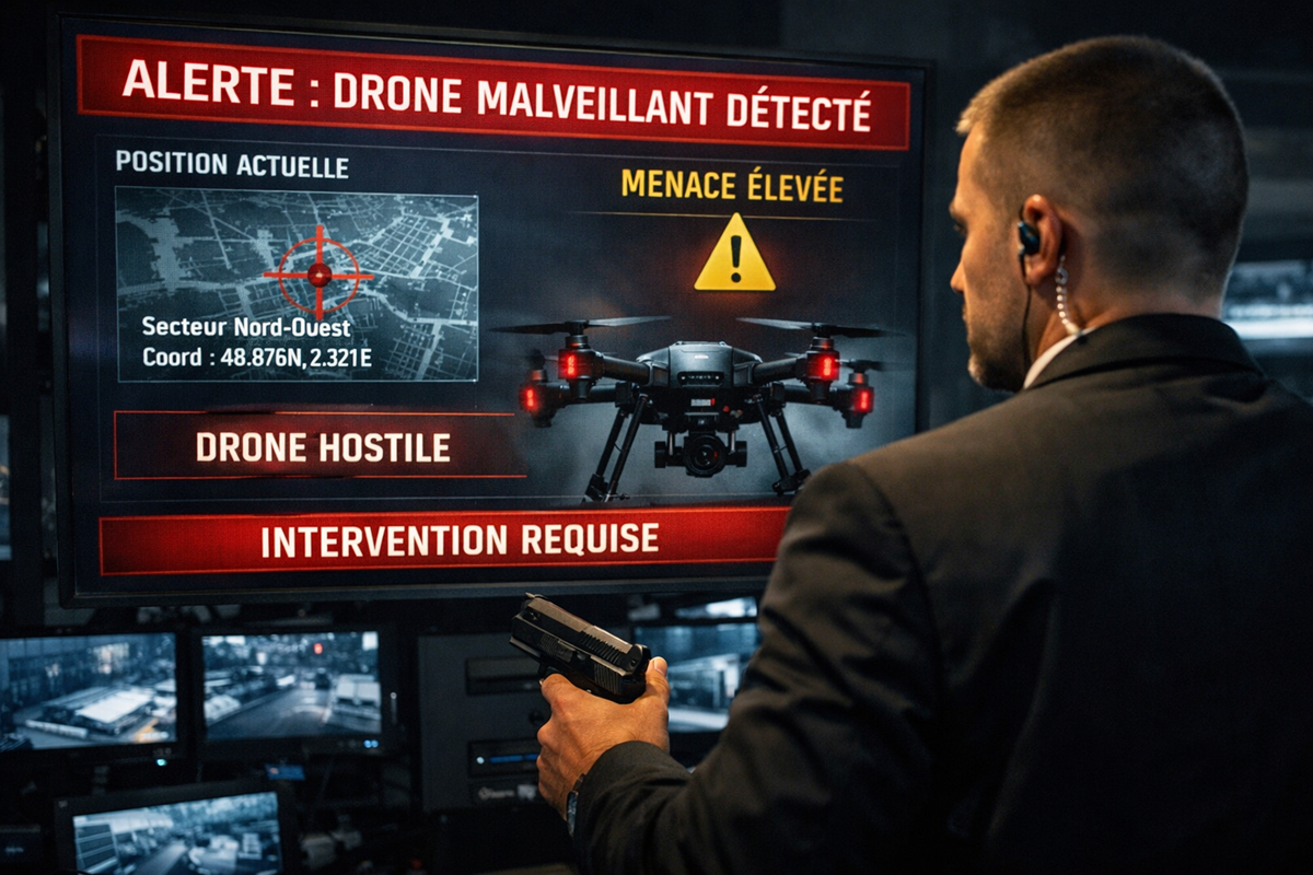 Protection rapprochée face aux nouveaux risques de drones