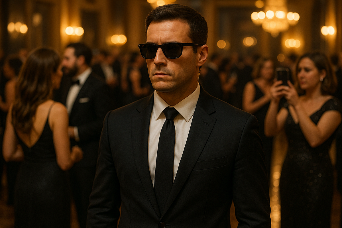 Agent de protection rapprochée maitrisant l’art de la discrétion